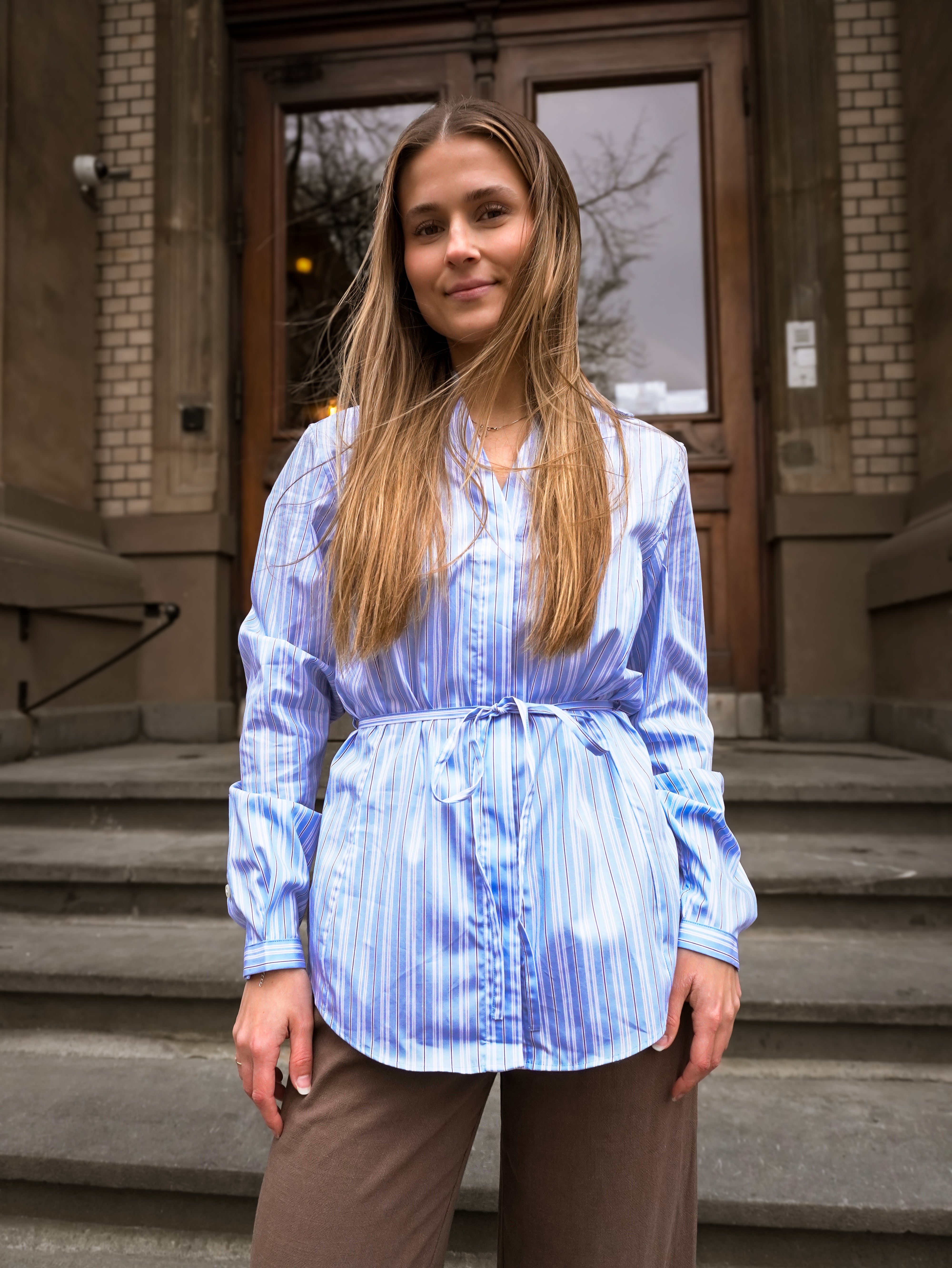 SLFHELGA Shirt - Cashmere Blue